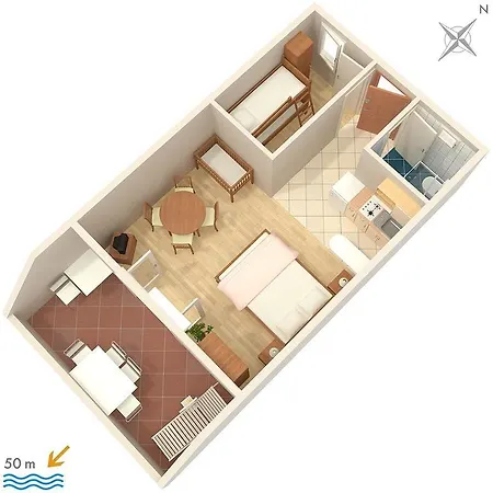 Apartman Sumpetar 2808a *